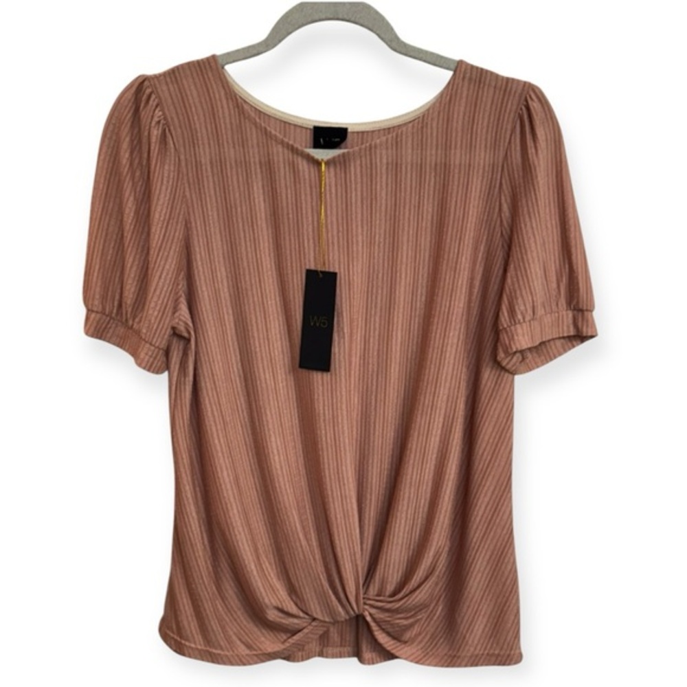 Anthropologie: W5 Blush Knotted Blouse Size M *239